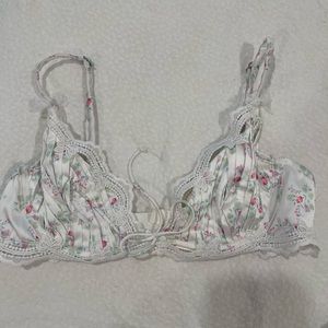 For Love and Lemons white floral bralette